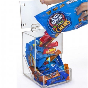 現代のバルク食品ビンズアクリルperspexキャンディー収納ボックス 