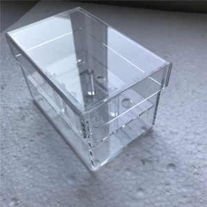 透明アクリル長方形の防水ディスプレイボックス 
