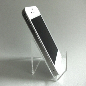 三角形のアクリル携帯電話ホルダー / モバイル 電話スタンド 