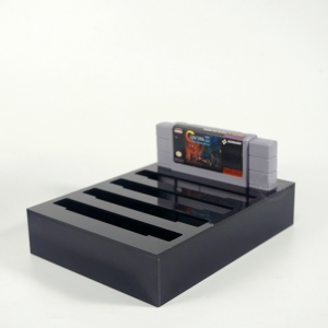 黒い色のゲームボーイビデオゲームアクリルレトロゲームケースディスプレイスタンド 