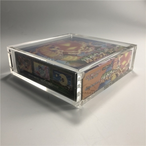 磁気蓋日本のポケモンブースターボックスアクリルケース 