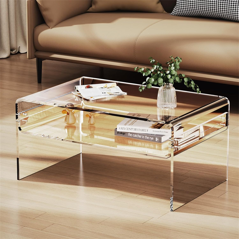 acrylic coffee table