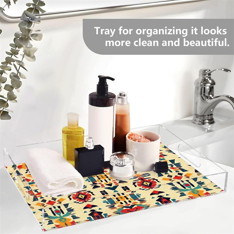 acrylic serving tray for decoration