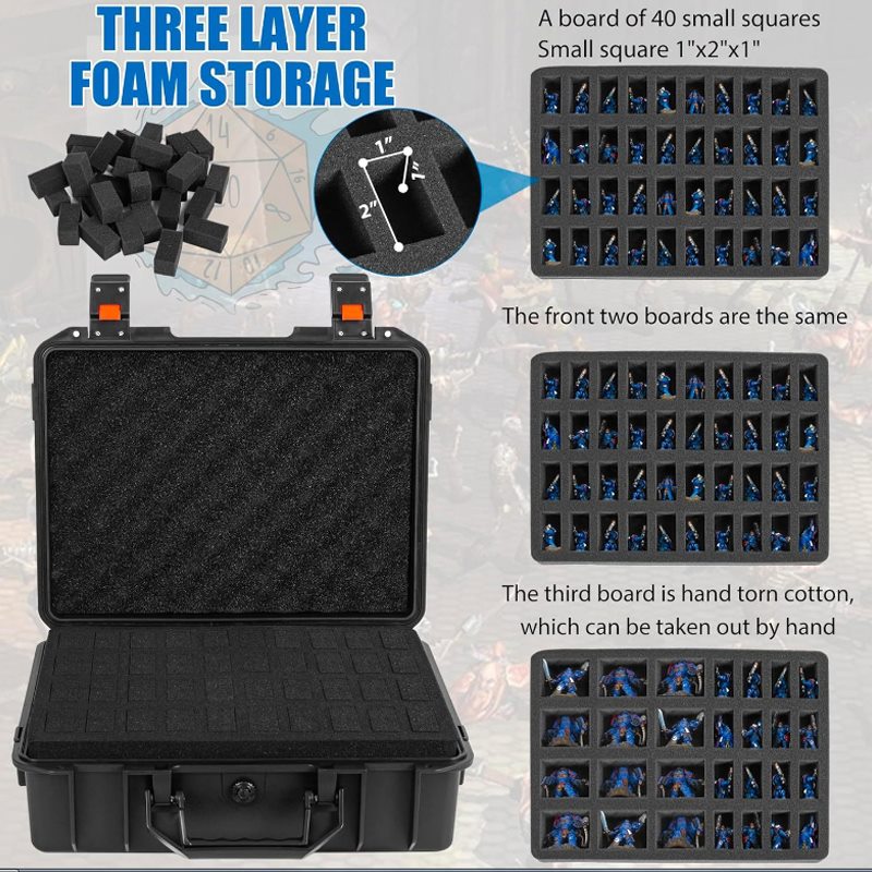 plastic dice case for collectors