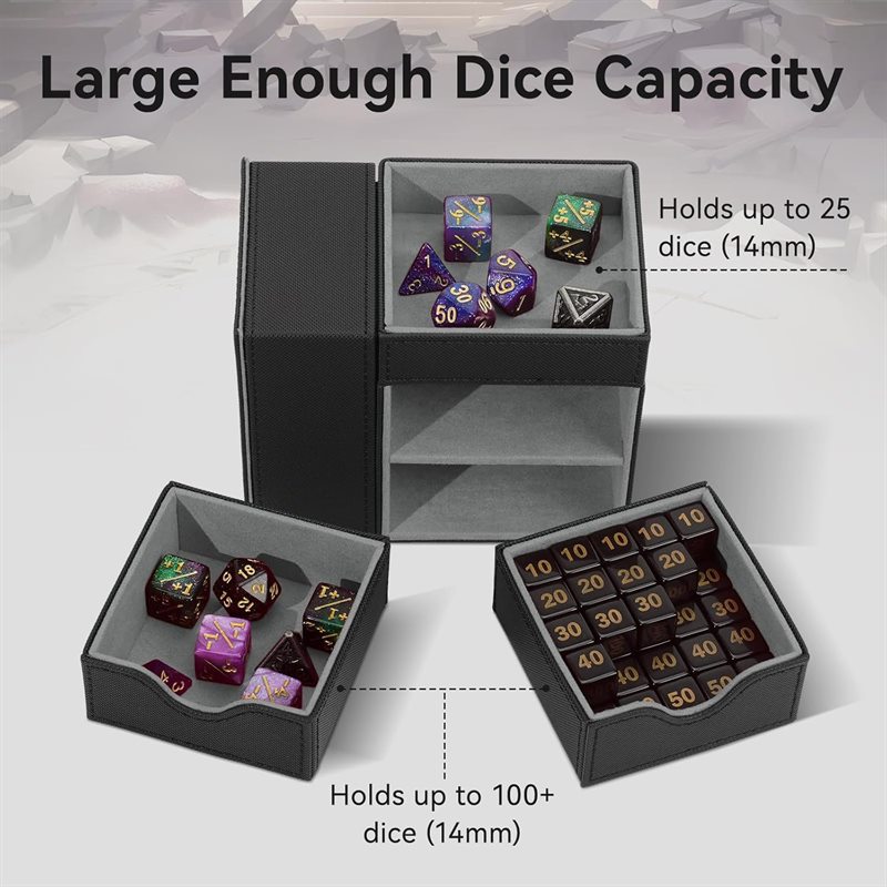 TTRPG dice tower and tray