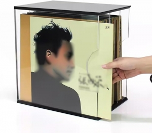 アクリルビニールレコード収納ボックス 