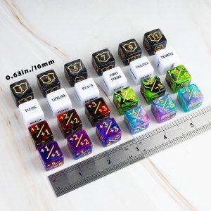 カード ゲーム アクセサリー用 MTG ダイス 63 個 