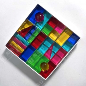 3D アクリル宝石ブロック