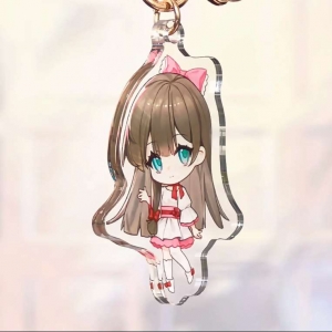 写真プリント付きアクリルキーホルダー 