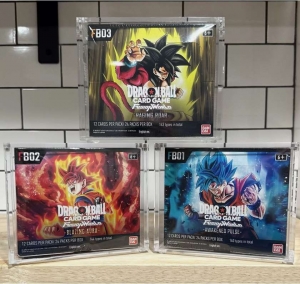 アクリルドラゴンボールスーパーブースターボックスディスプレイケース 