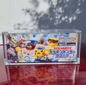ポケモンアクリルブースターピカチュポンチョコレクションボックス 