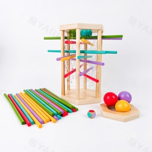 木製のスティックプルゲーム