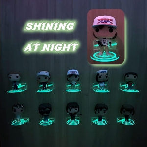 Funko Pop用小型透明アクリルフローティングシェルフ 