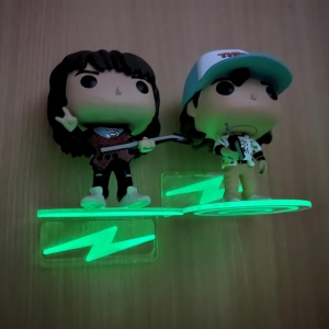 Funko Pop用小型透明アクリルフローティングシェルフ 