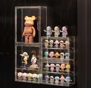 フィギュア用3段クリアディスプレイケース 