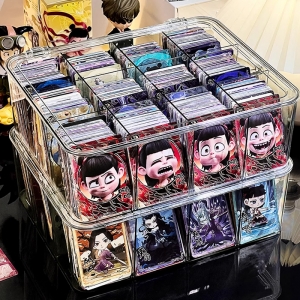透明トレーディングカード収納ボックス 