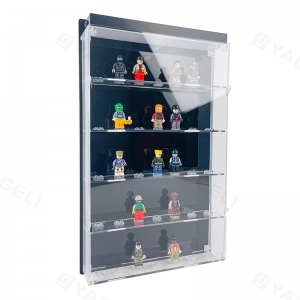 LEGOミニフィギュア用光るアクリルディスプレイケース 