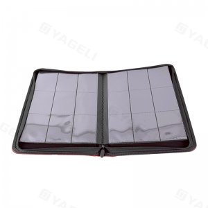 ジッパー開閉式プレミアムカードバインダー 