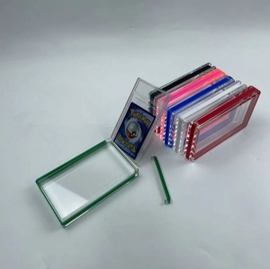 クリア マグネット式ワンタッチ カード ホルダー 35pt 