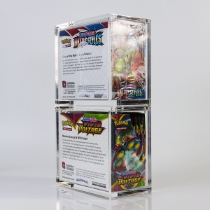 ポケモン TCG アクリルスタッカブルブースターボックスプロテクター＆ディスプレイケース 