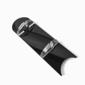 洗練されたアクリル製 PSA カード ディスプレイ スタンド (デュアル スロット) 