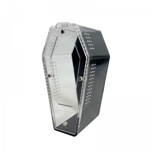 UV耐性ブラックバックアクリル製棺型スパイダーエンクロージャー