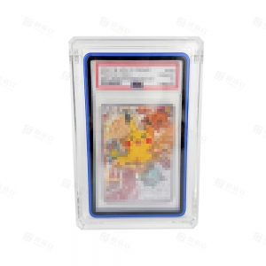 UV耐性ダイヤモンドエッジアクリルPSAスラブディスプレイケース（スタンド付き）