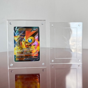 透明アクリル製ポケモンカード1枚用ディスプレイフレーム 