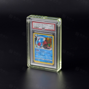 カスタムアクリル製シングルPSA CGC BGSスラブマグネットケース 