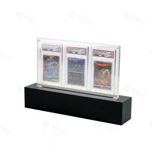 YAGELI アクリル製PSAディスプレイ（LEDライト付き）｜プレミアムTCGアクセサリーメーカー 