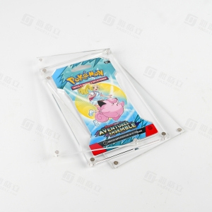 YAGELI アクリル製ポケモンパックディスプレイ | プレミアムポケモンTCGアクセサリーソリューション 