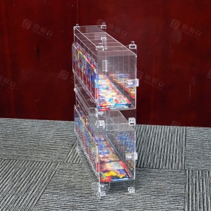 TCG小売用スタッキング可能アクリル製6スロットパックディスペンサー | YAGELI 